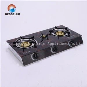 Ugrađena plinska peć od kaljenog stakla 3 plamenika Cooktop Hob Cooker Kitchen (ZG-3081)